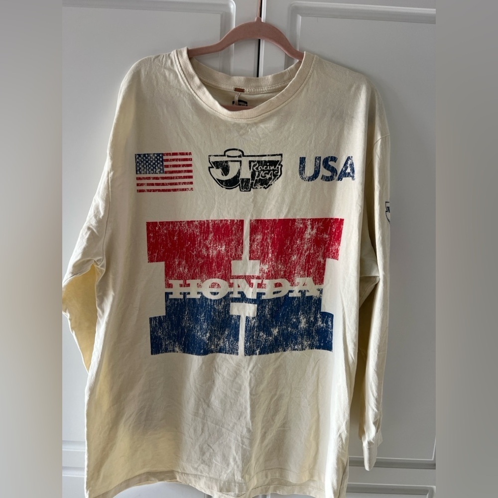 FREE PEOPLE X JT RACING HONDA COLLAB TEE - Picture 2 of 4